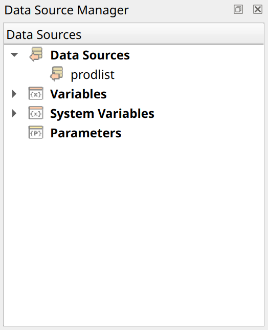 data source manager